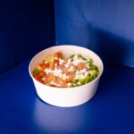 Salad salmon cottage cheese lachs saumon salade Salat