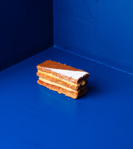 mille feuille dessert gateau france creme caramel beurre salé