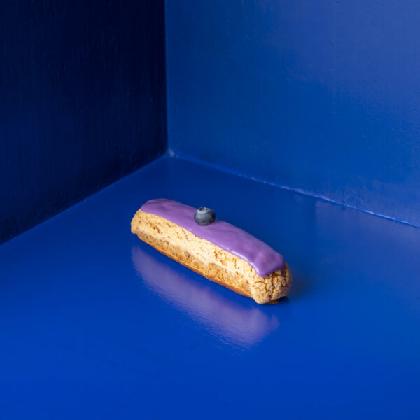 eclair myrtille blueberry blaubeeren french pastry dessert